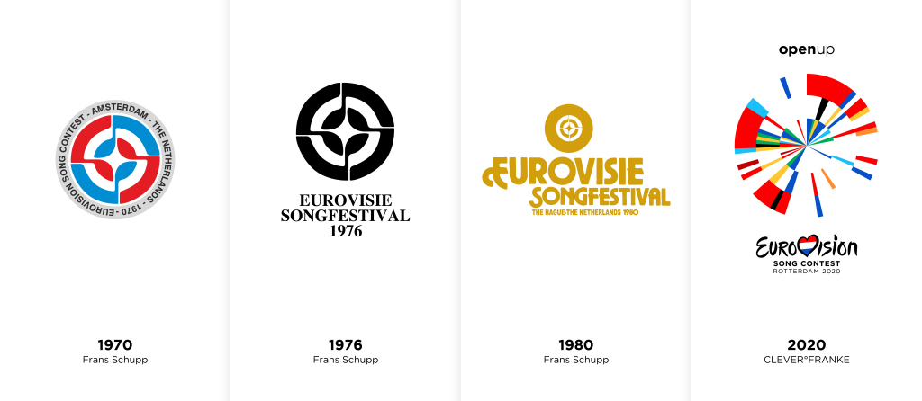 as 4 logos do ESC nos Pases Baixos
